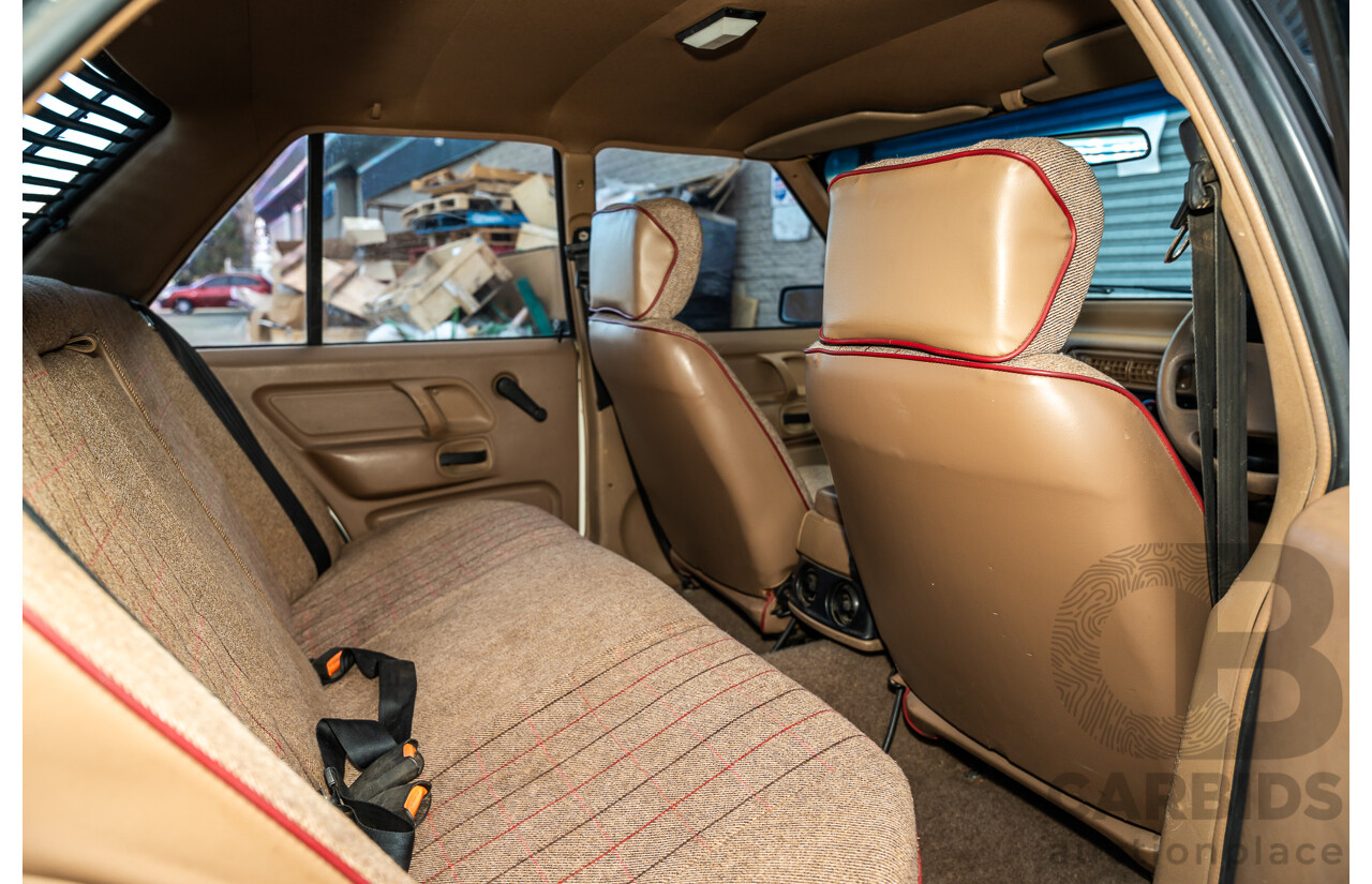 4/1986 Ford Falcon S-Pak XF 4d Sedan Sno White 4.1L