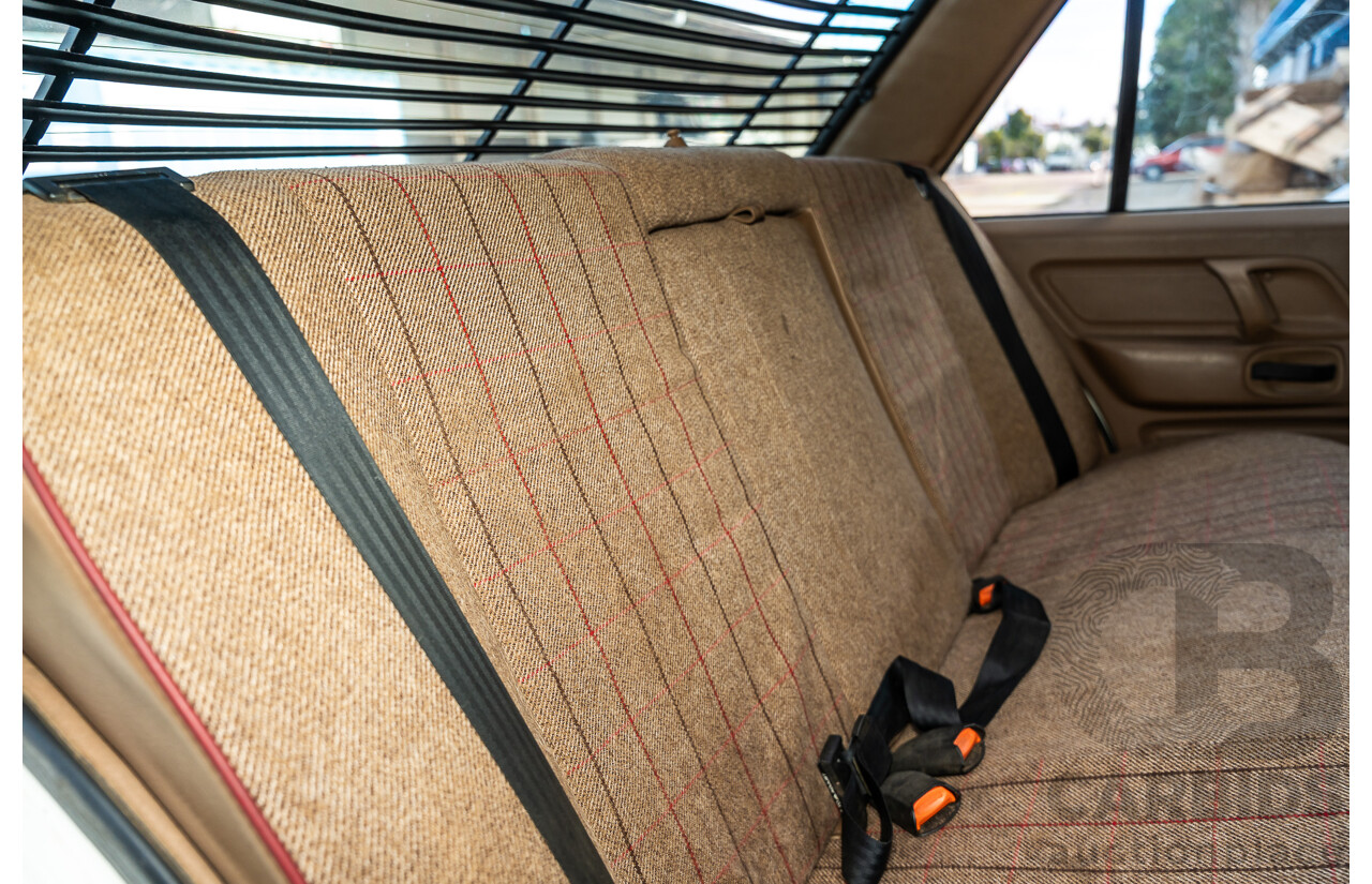 4/1986 Ford Falcon S-Pak XF 4d Sedan Sno White 4.1L