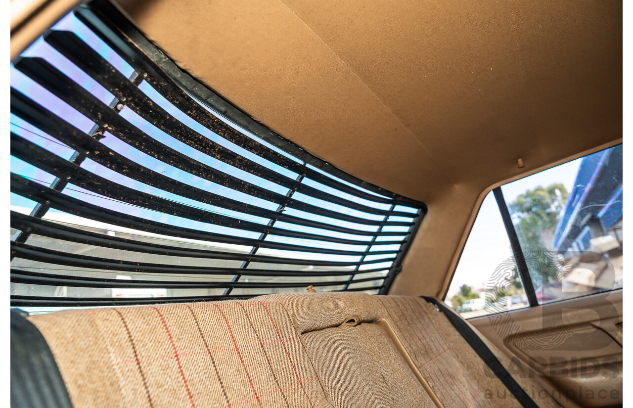 4/1986 Ford Falcon S-Pak XF 4d Sedan Sno White 4.1L