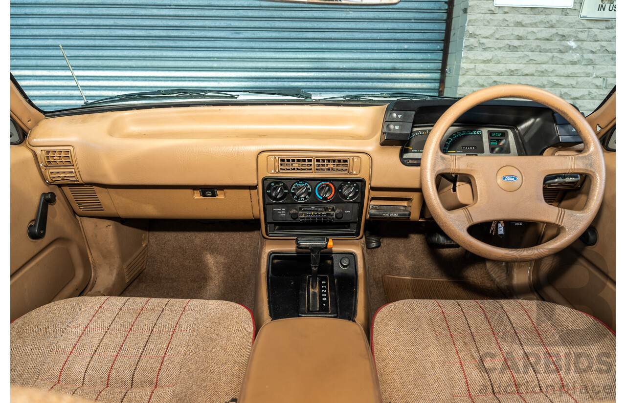 4/1986 Ford Falcon S-Pak XF 4d Sedan Sno White 4.1L