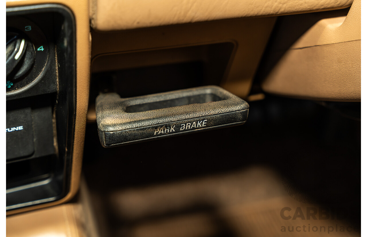 4/1986 Ford Falcon S-Pak XF 4d Sedan Sno White 4.1L