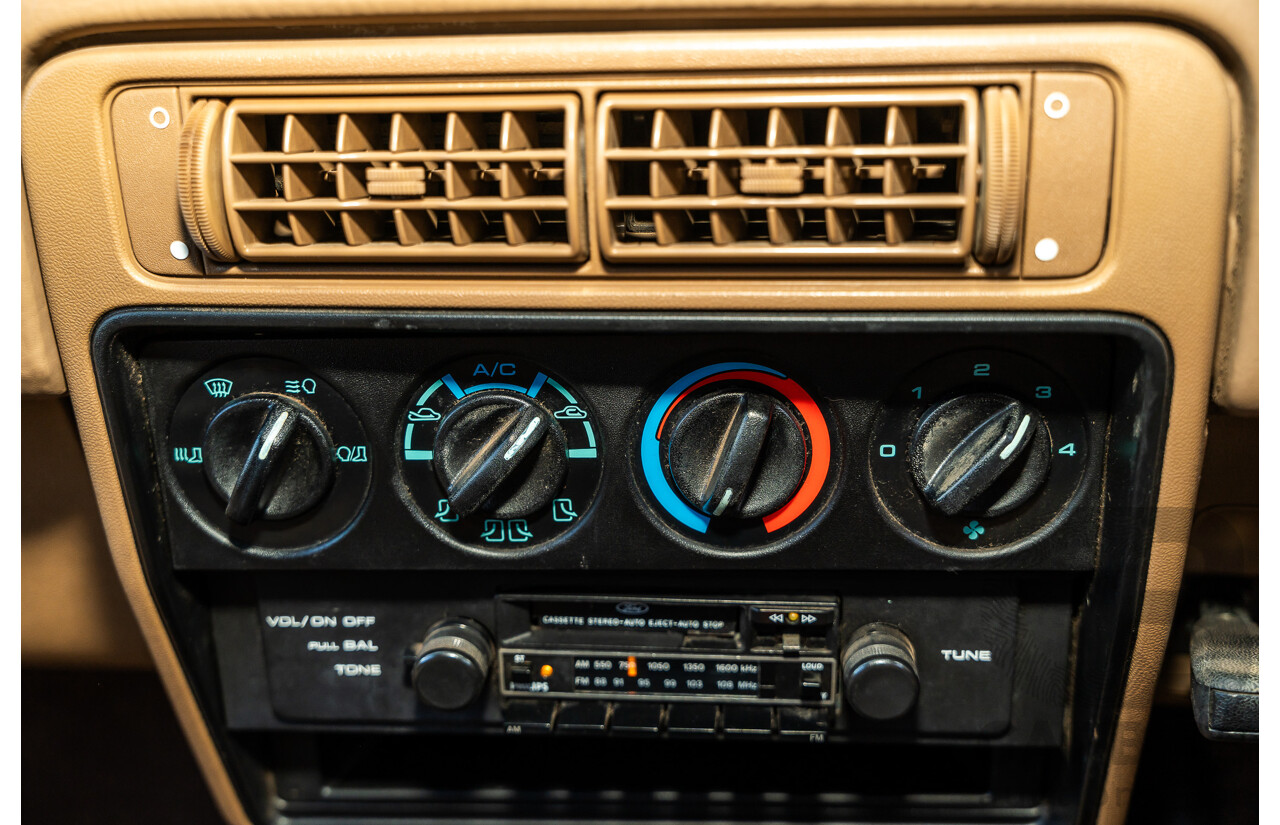 4/1986 Ford Falcon S-Pak XF 4d Sedan Sno White 4.1L