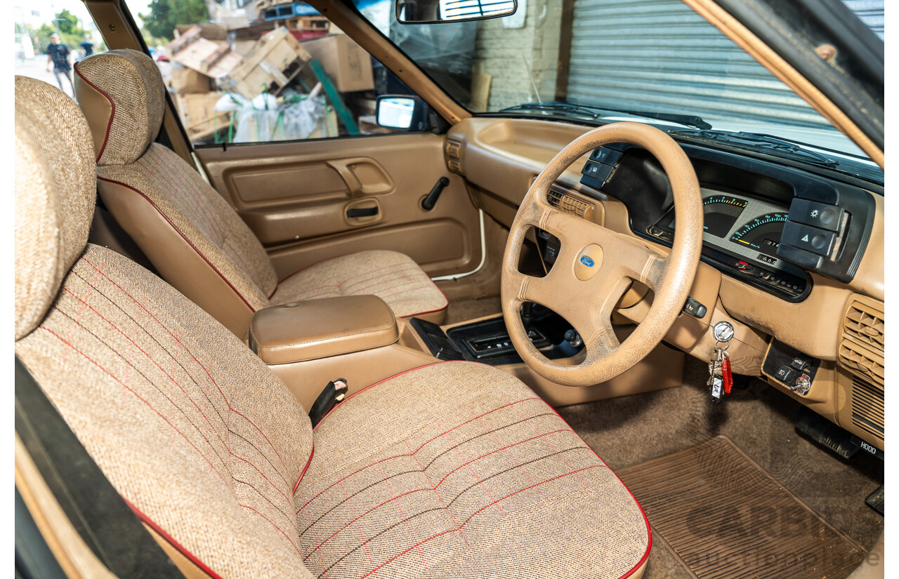 4/1986 Ford Falcon S-Pak XF 4d Sedan Sno White 4.1L