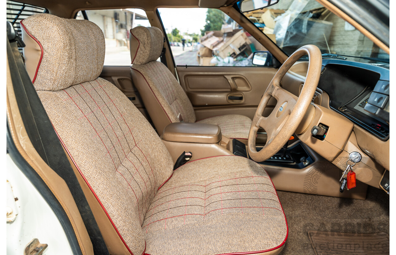 4/1986 Ford Falcon S-Pak XF 4d Sedan Sno White 4.1L