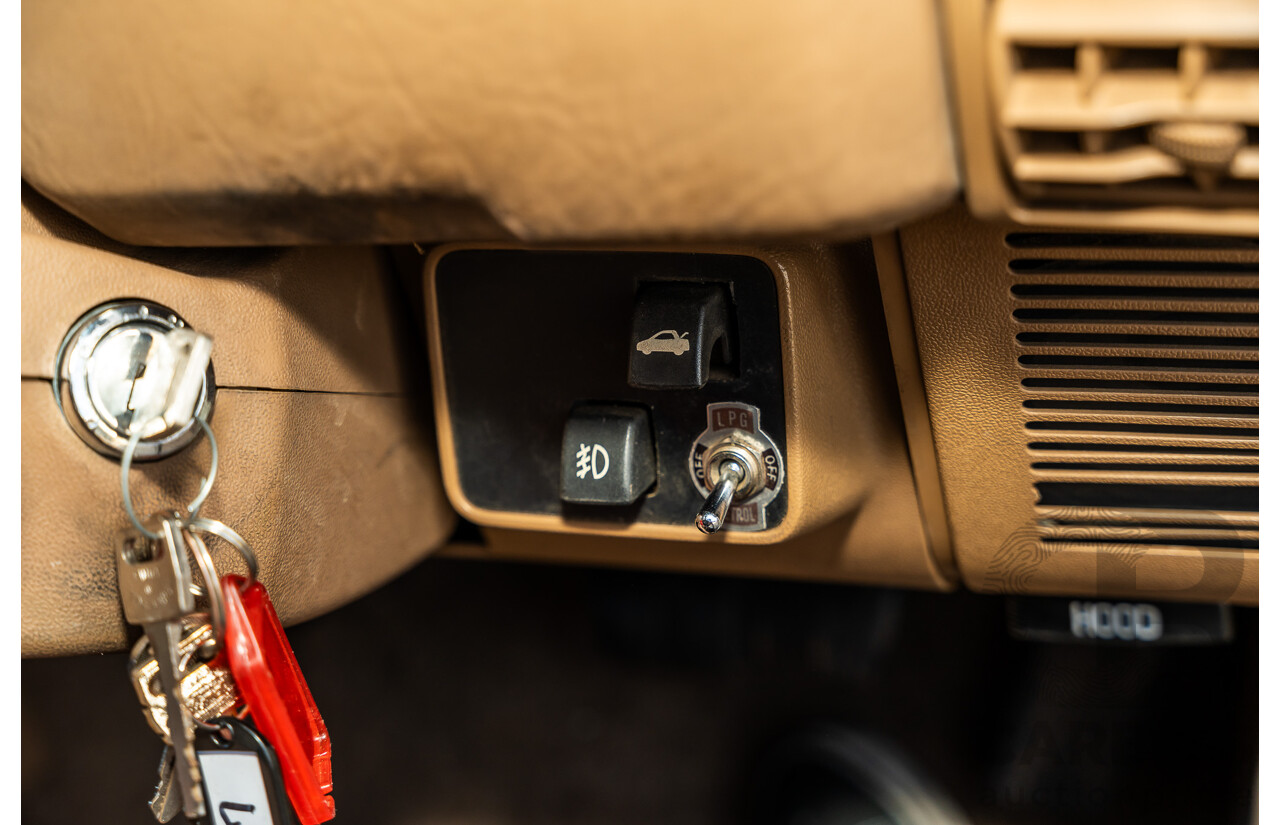 4/1986 Ford Falcon S-Pak XF 4d Sedan Sno White 4.1L