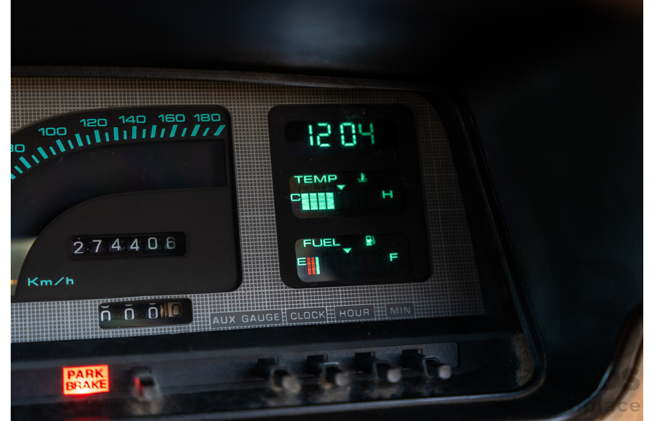 4/1986 Ford Falcon S-Pak XF 4d Sedan Sno White 4.1L