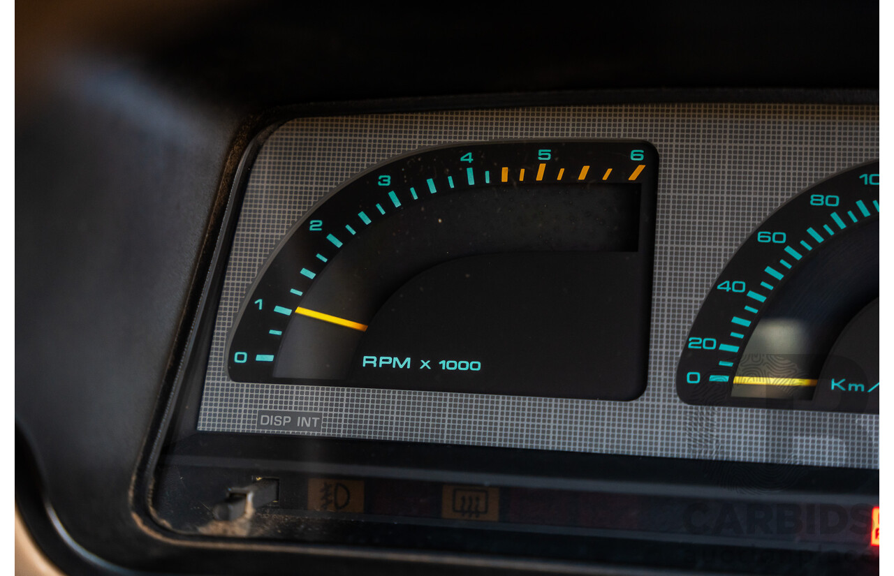 4/1986 Ford Falcon S-Pak XF 4d Sedan Sno White 4.1L