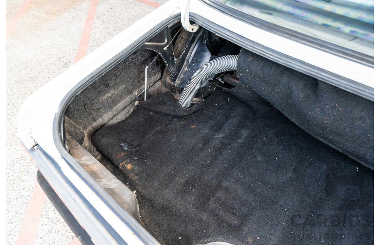 4/1986 Ford Falcon S-Pak XF 4d Sedan Sno White 4.1L