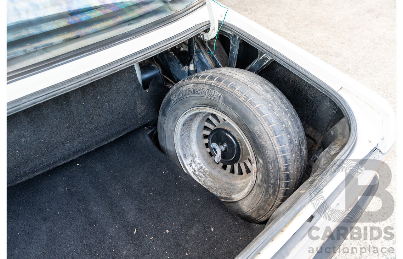 4/1986 Ford Falcon S-Pak XF 4d Sedan Sno White 4.1L