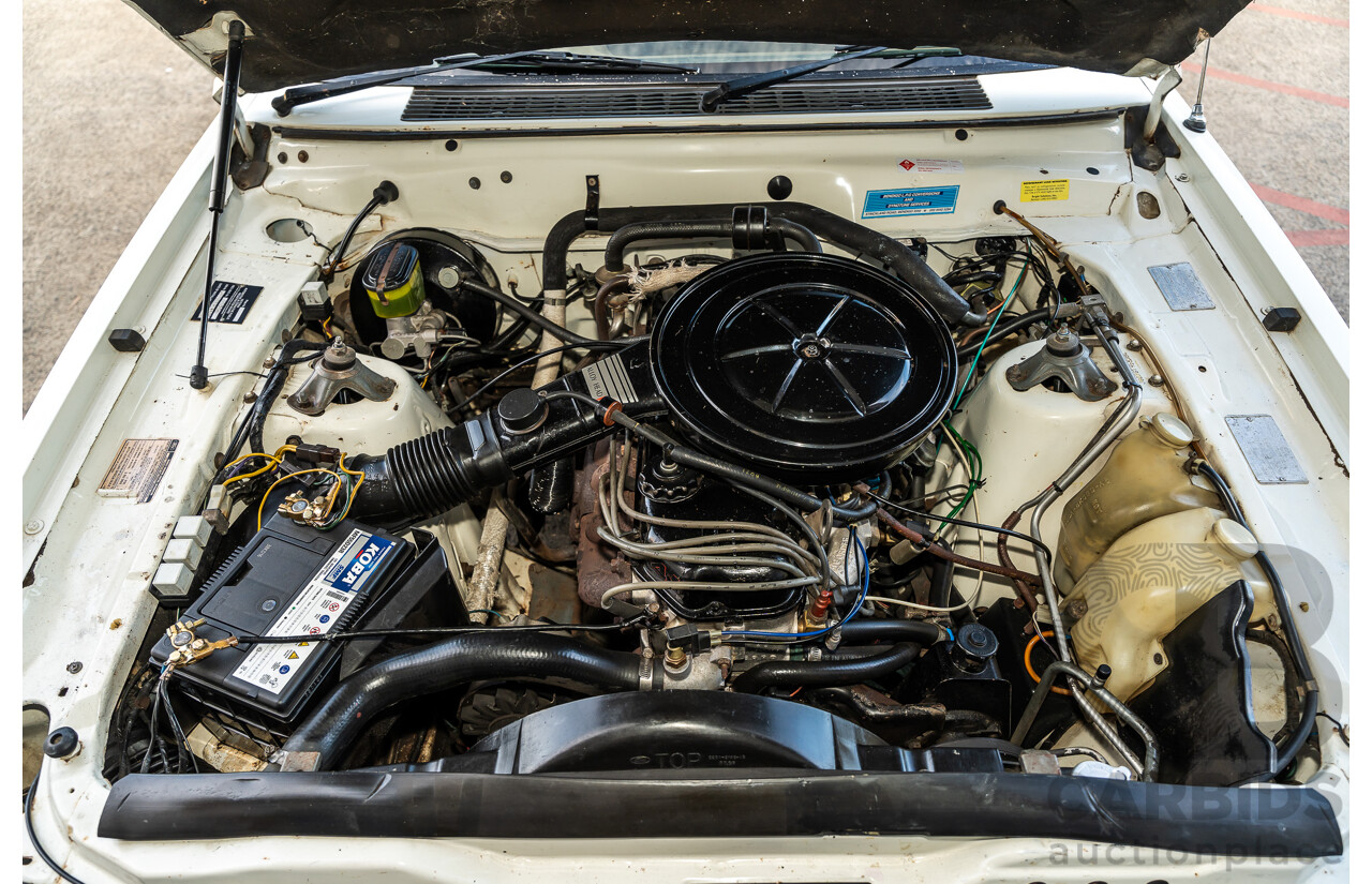 4/1986 Ford Falcon S-Pak XF 4d Sedan Sno White 4.1L