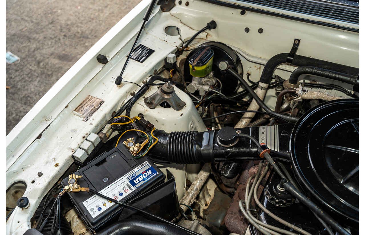 4/1986 Ford Falcon S-Pak XF 4d Sedan Sno White 4.1L