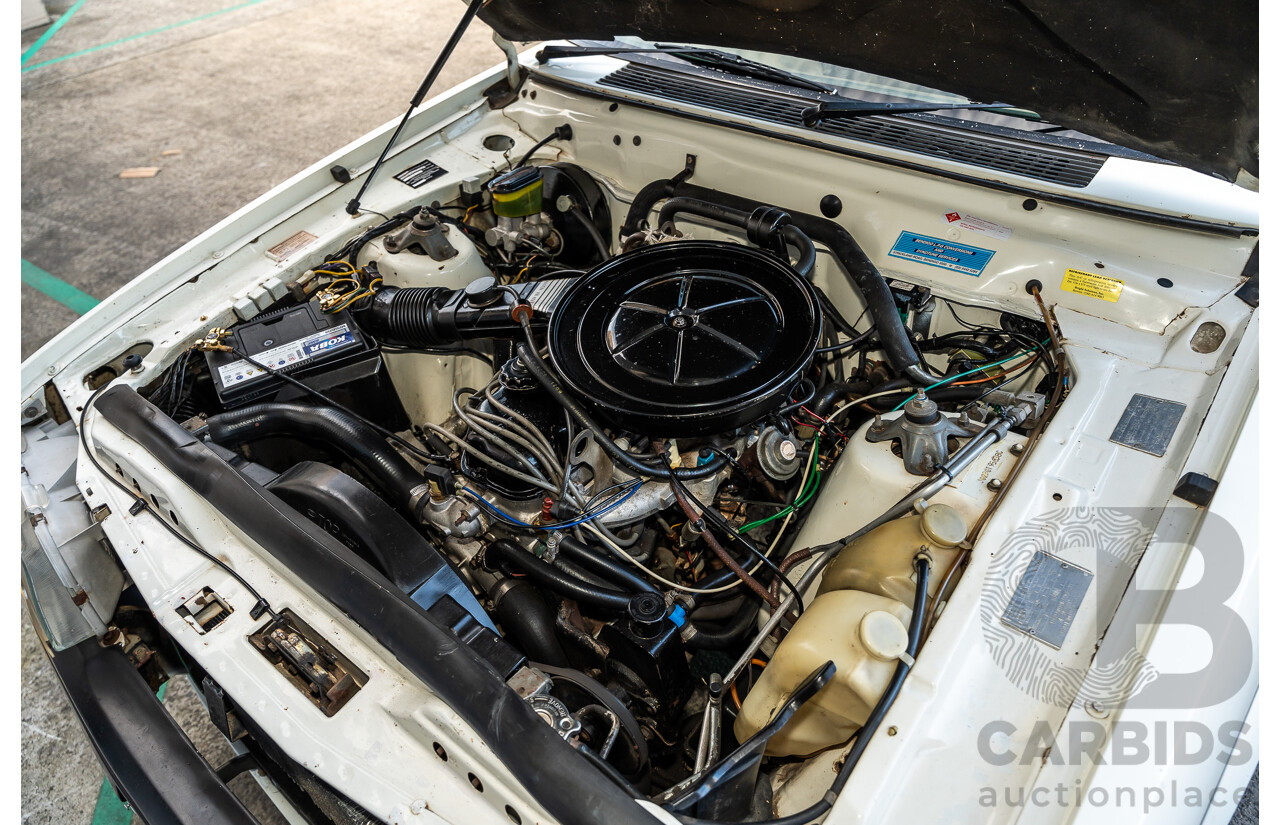 4/1986 Ford Falcon S-Pak XF 4d Sedan Sno White 4.1L