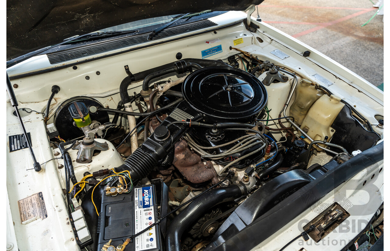 4/1986 Ford Falcon S-Pak XF 4d Sedan Sno White 4.1L