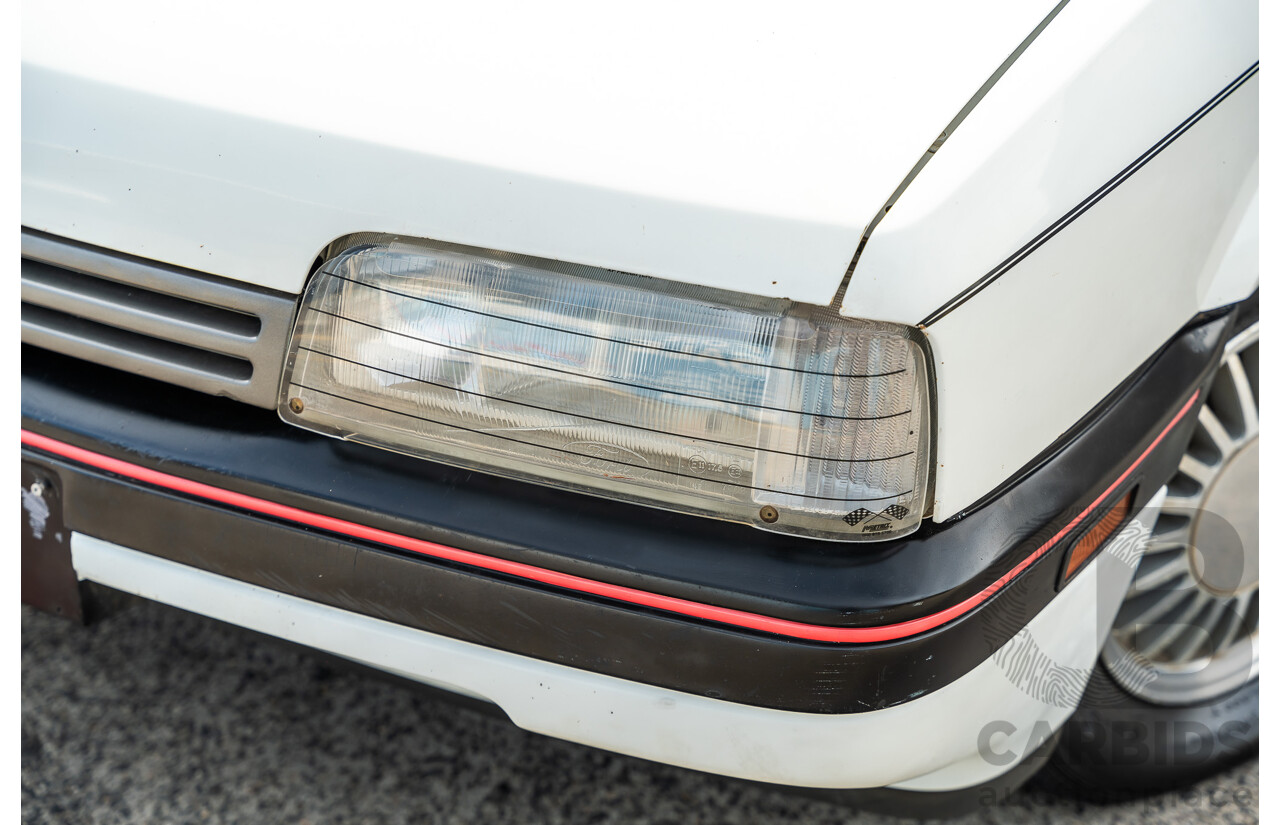 4/1986 Ford Falcon S-Pak XF 4d Sedan Sno White 4.1L