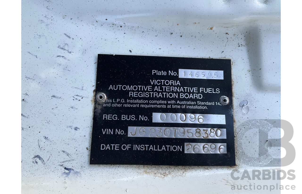 4/1986 Ford Falcon S-Pak XF 4d Sedan Sno White 4.1L