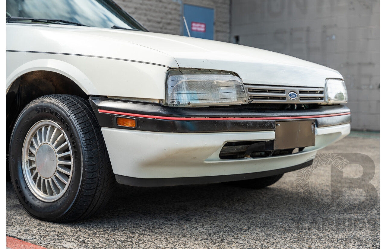4/1986 Ford Falcon S-Pak XF 4d Sedan Sno White 4.1L