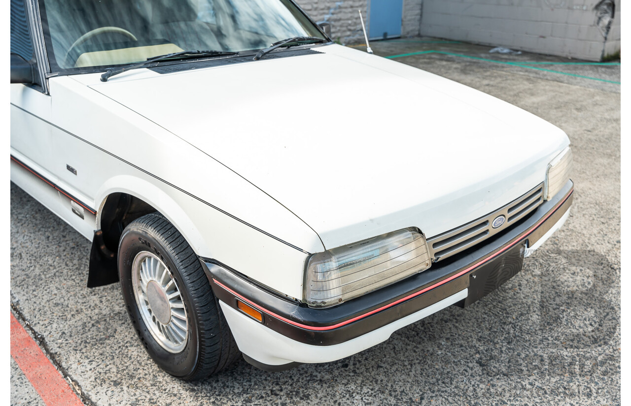 4/1986 Ford Falcon S-Pak XF 4d Sedan Sno White 4.1L
