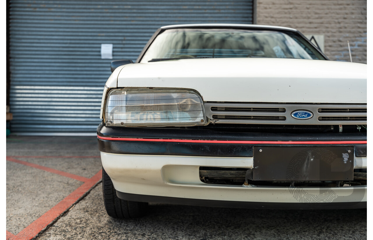 4/1986 Ford Falcon S-Pak XF 4d Sedan Sno White 4.1L