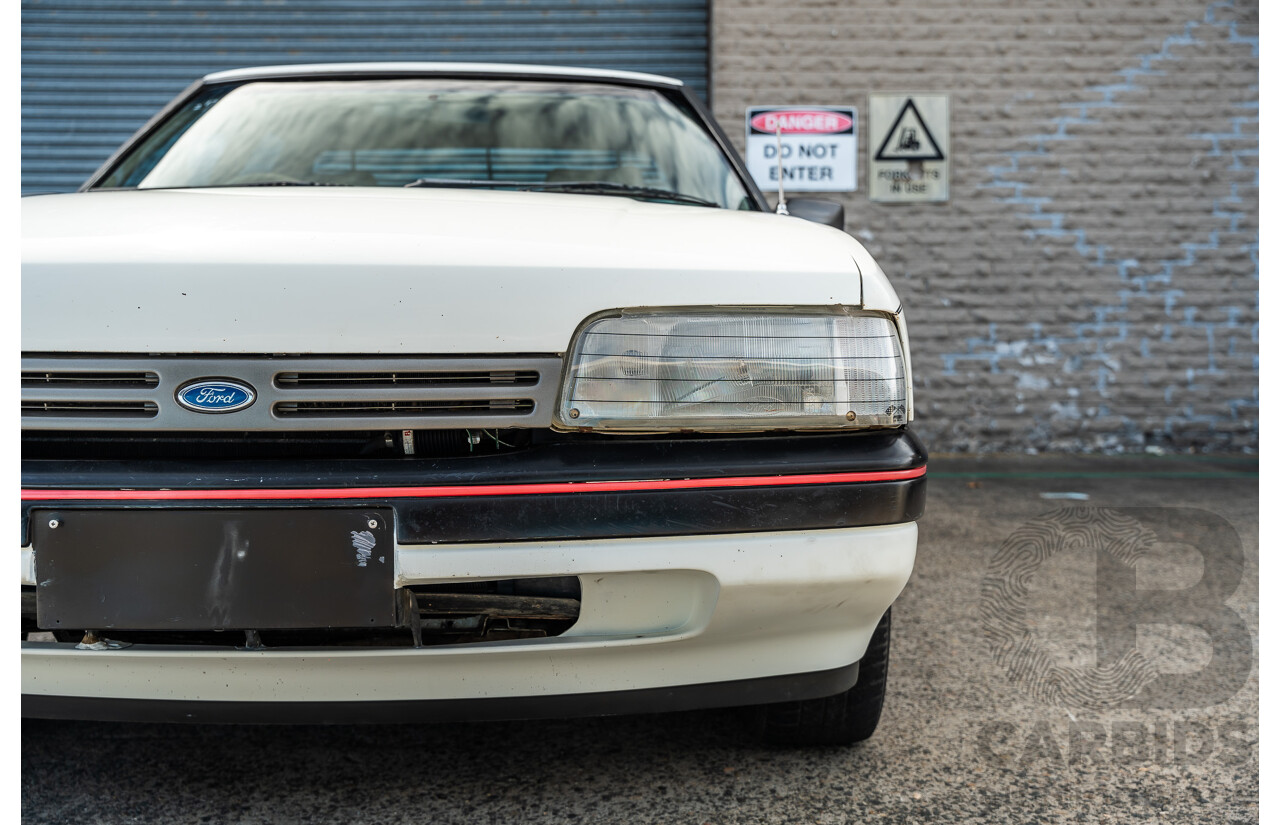 4/1986 Ford Falcon S-Pak XF 4d Sedan Sno White 4.1L