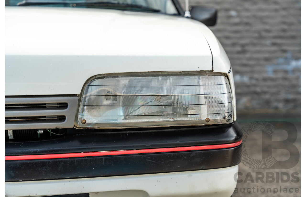 4/1986 Ford Falcon S-Pak XF 4d Sedan Sno White 4.1L