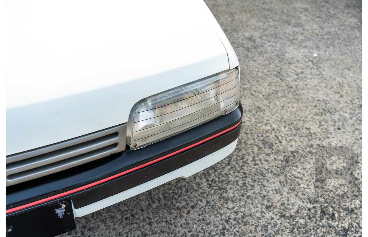 4/1986 Ford Falcon S-Pak XF 4d Sedan Sno White 4.1L