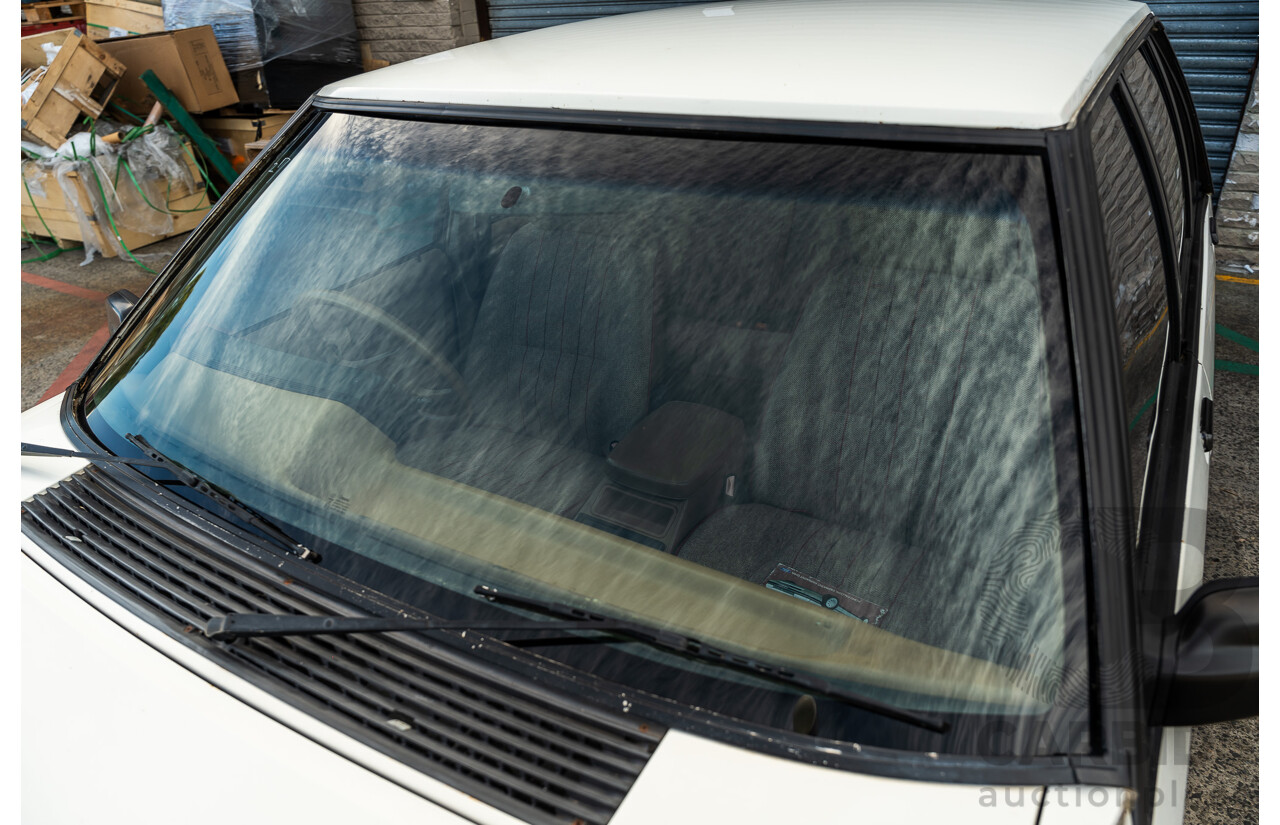 4/1986 Ford Falcon S-Pak XF 4d Sedan Sno White 4.1L