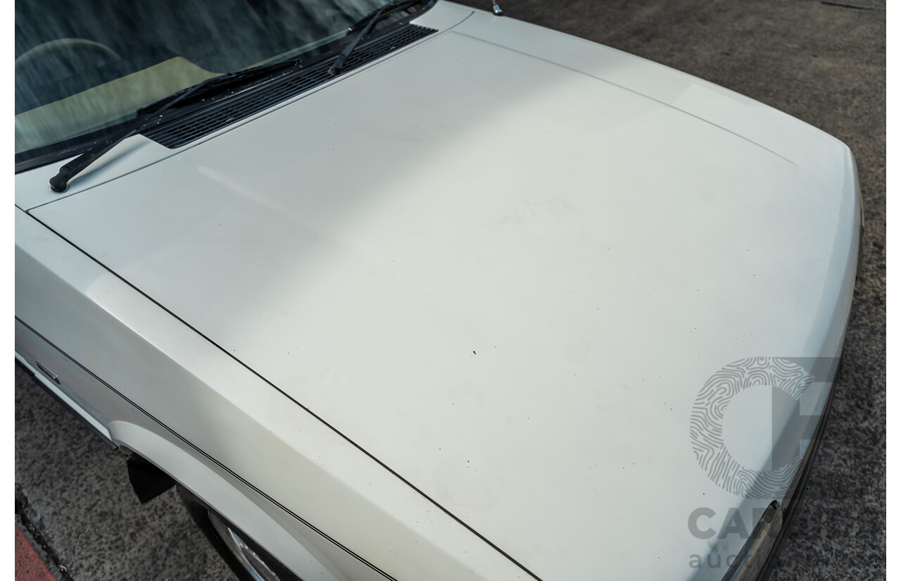 4/1986 Ford Falcon S-Pak XF 4d Sedan Sno White 4.1L