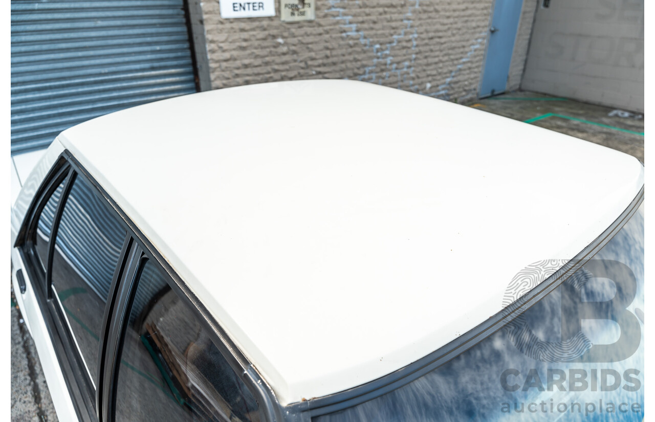 4/1986 Ford Falcon S-Pak XF 4d Sedan Sno White 4.1L