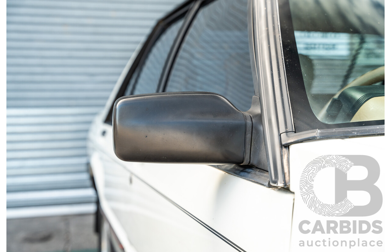 4/1986 Ford Falcon S-Pak XF 4d Sedan Sno White 4.1L