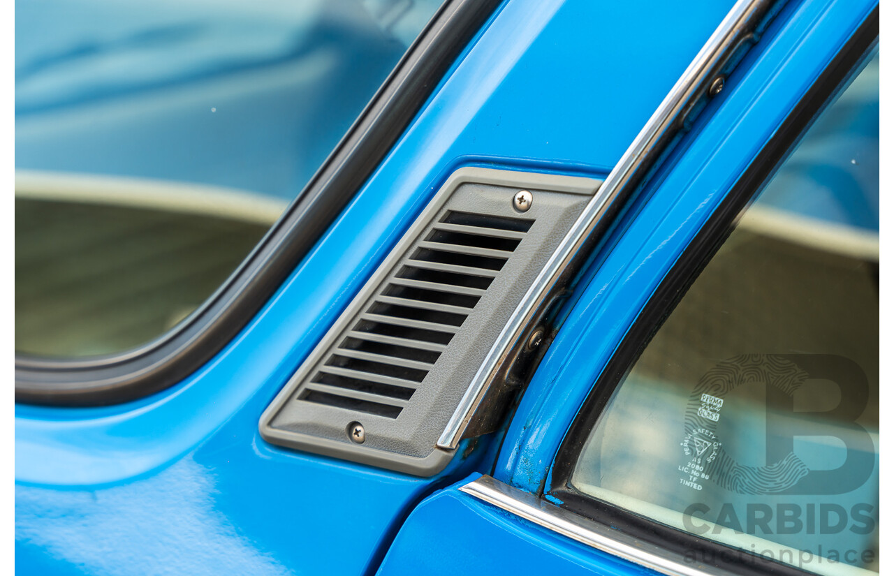 8/1980 Datsun 200b GL 810 4d Wagon Blue 2.0L