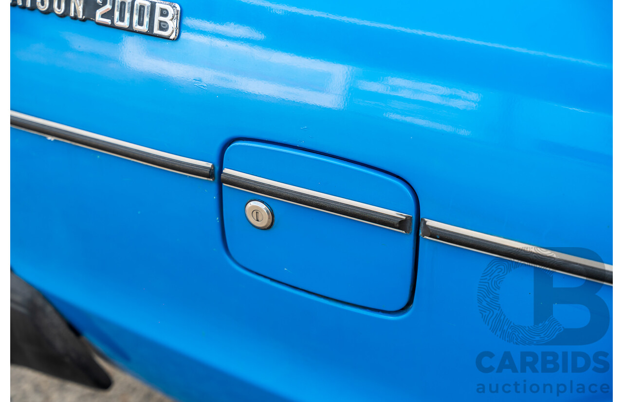 8/1980 Datsun 200b GL 810 4d Wagon Blue 2.0L