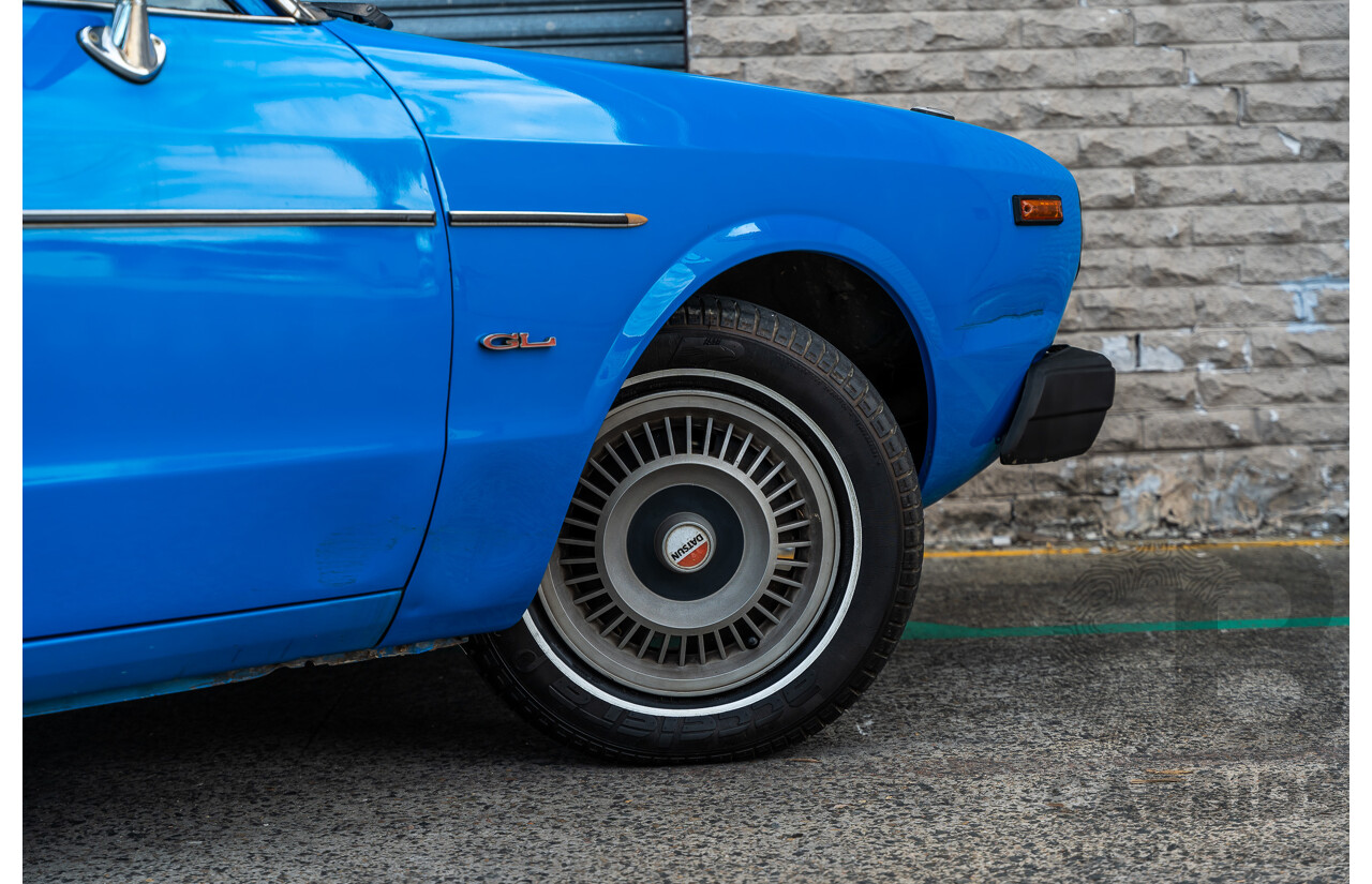 8/1980 Datsun 200b GL 810 4d Wagon Blue 2.0L