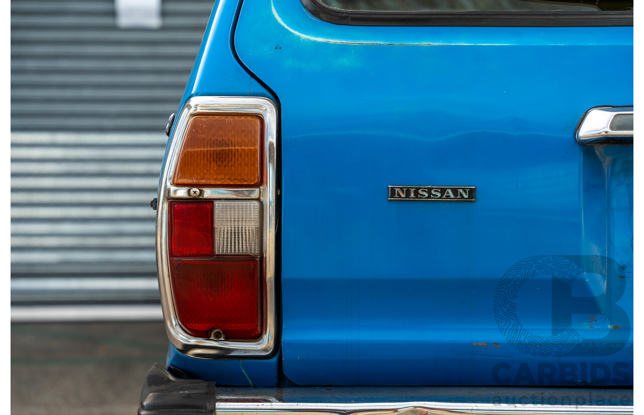8/1980 Datsun 200b GL 810 4d Wagon Blue 2.0L