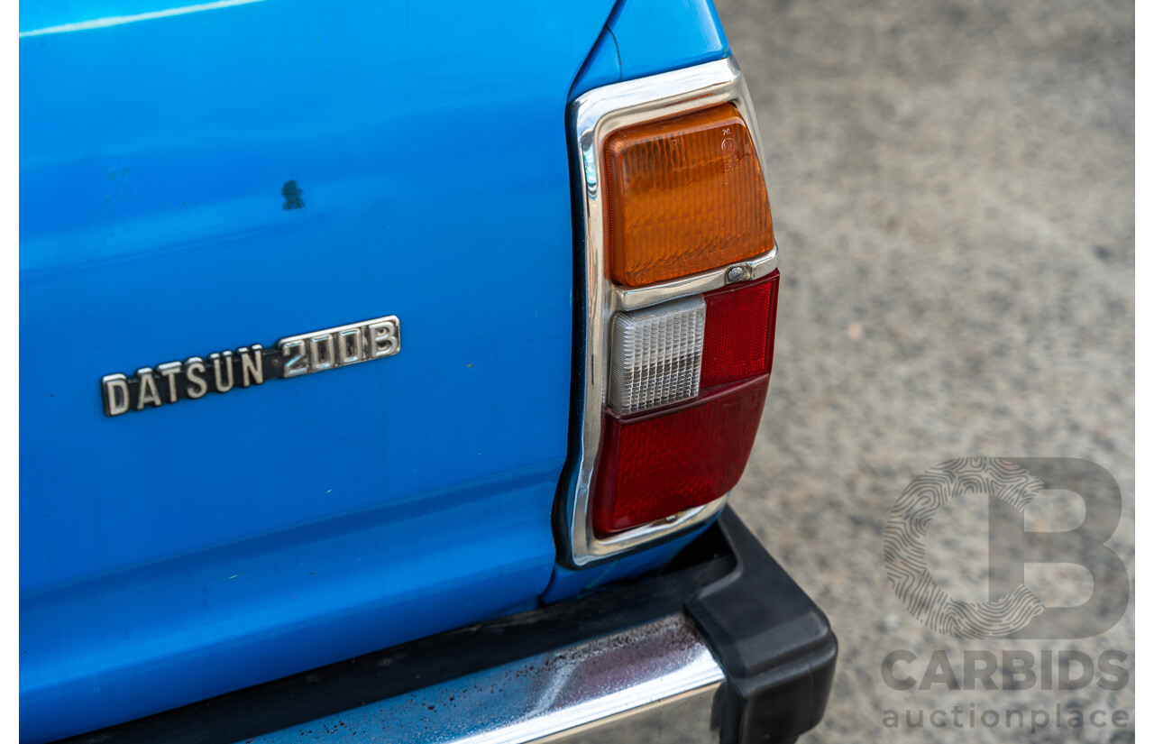8/1980 Datsun 200b GL 810 4d Wagon Blue 2.0L
