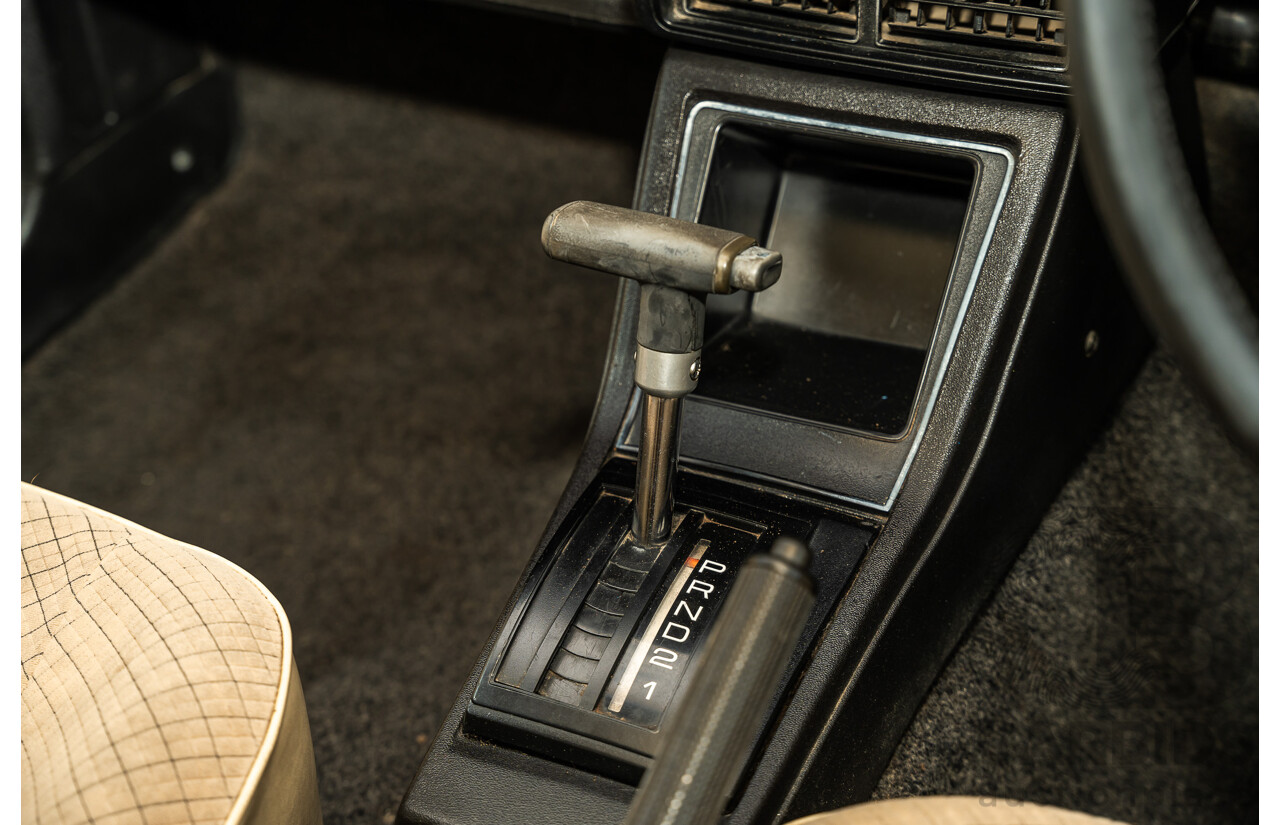 8/1980 Datsun 200b GL 810 4d Wagon Blue 2.0L