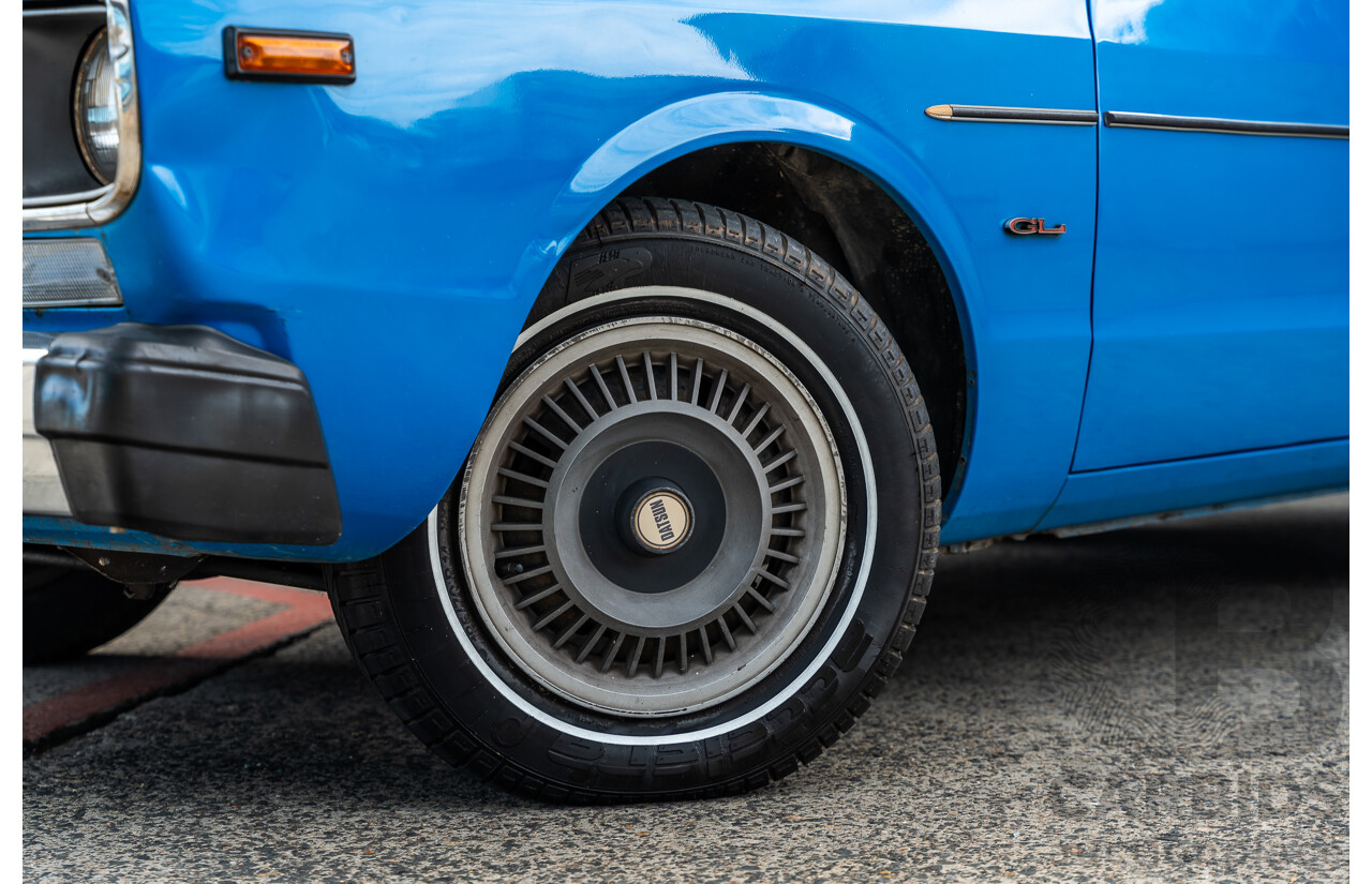 8/1980 Datsun 200b GL 810 4d Wagon Blue 2.0L