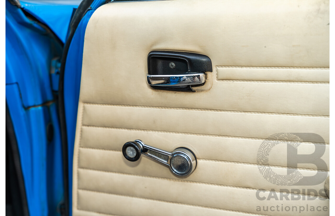 8/1980 Datsun 200b GL 810 4d Wagon Blue 2.0L