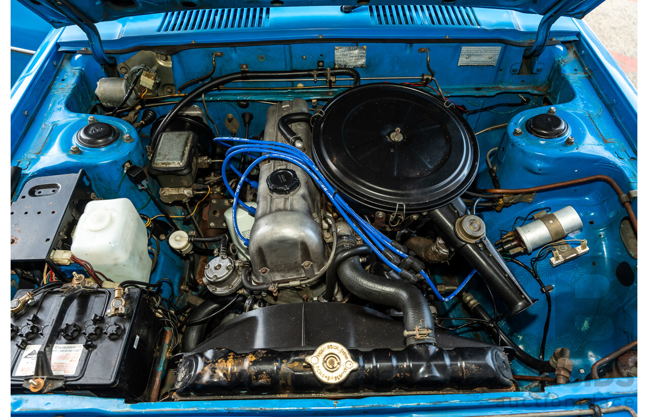 8/1980 Datsun 200b GL 810 4d Wagon Blue 2.0L
