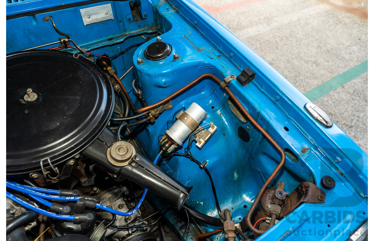 8/1980 Datsun 200b GL 810 4d Wagon Blue 2.0L