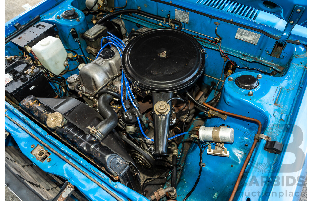 8/1980 Datsun 200b GL 810 4d Wagon Blue 2.0L