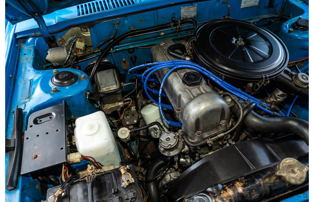 8/1980 Datsun 200b GL 810 4d Wagon Blue 2.0L
