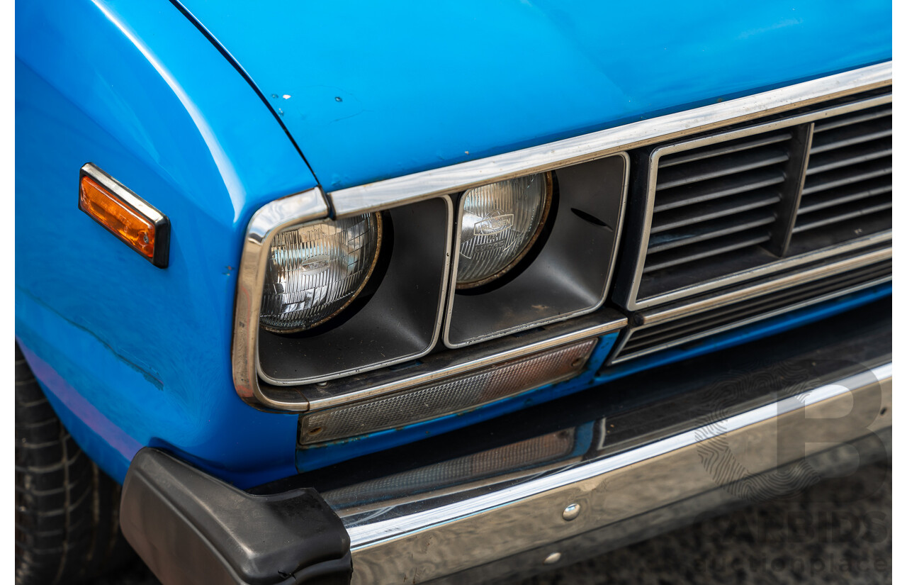 8/1980 Datsun 200b GL 810 4d Wagon Blue 2.0L