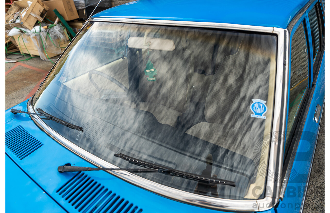 8/1980 Datsun 200b GL 810 4d Wagon Blue 2.0L