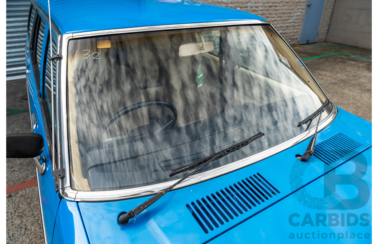 8/1980 Datsun 200b GL 810 4d Wagon Blue 2.0L