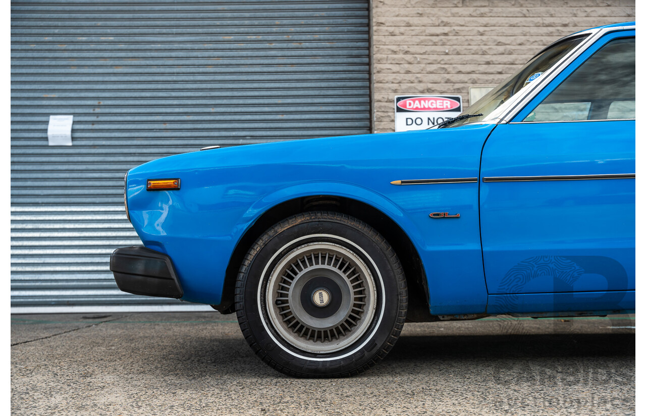 8/1980 Datsun 200b GL 810 4d Wagon Blue 2.0L