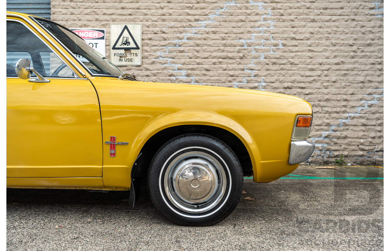 7/1977 Chrysler Galant XL GD 4d Sedan Gold 1.6L