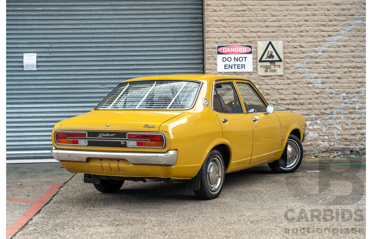 7/1977 Chrysler Galant XL GD 4d Sedan Gold 1.6L