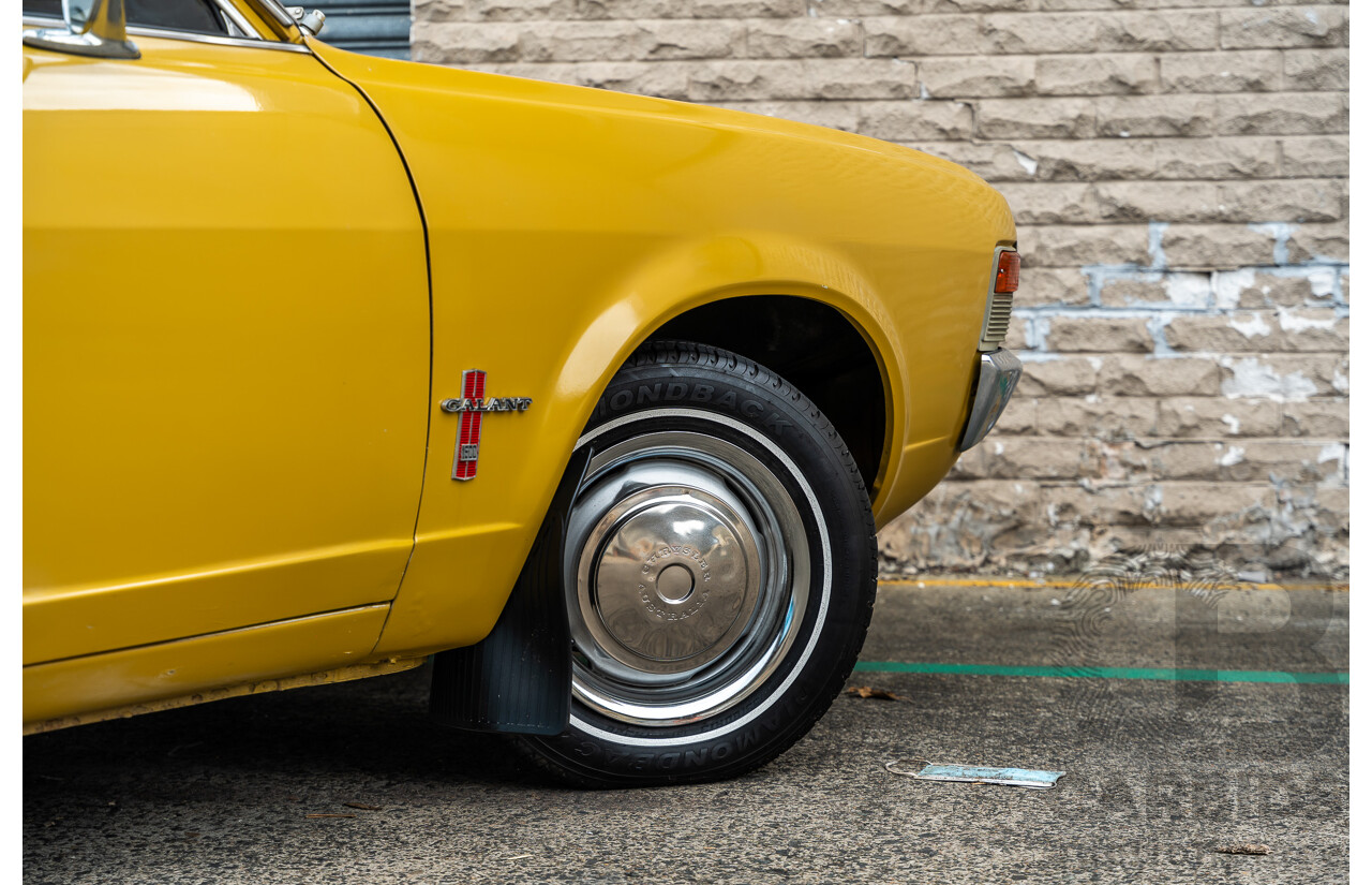 7/1977 Chrysler Galant XL GD 4d Sedan Gold 1.6L