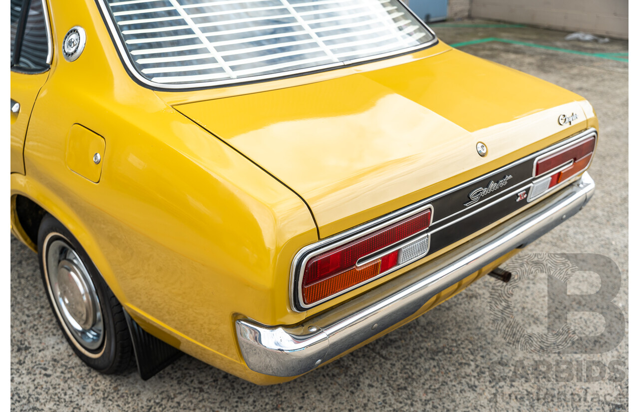 7/1977 Chrysler Galant XL GD 4d Sedan Gold 1.6L