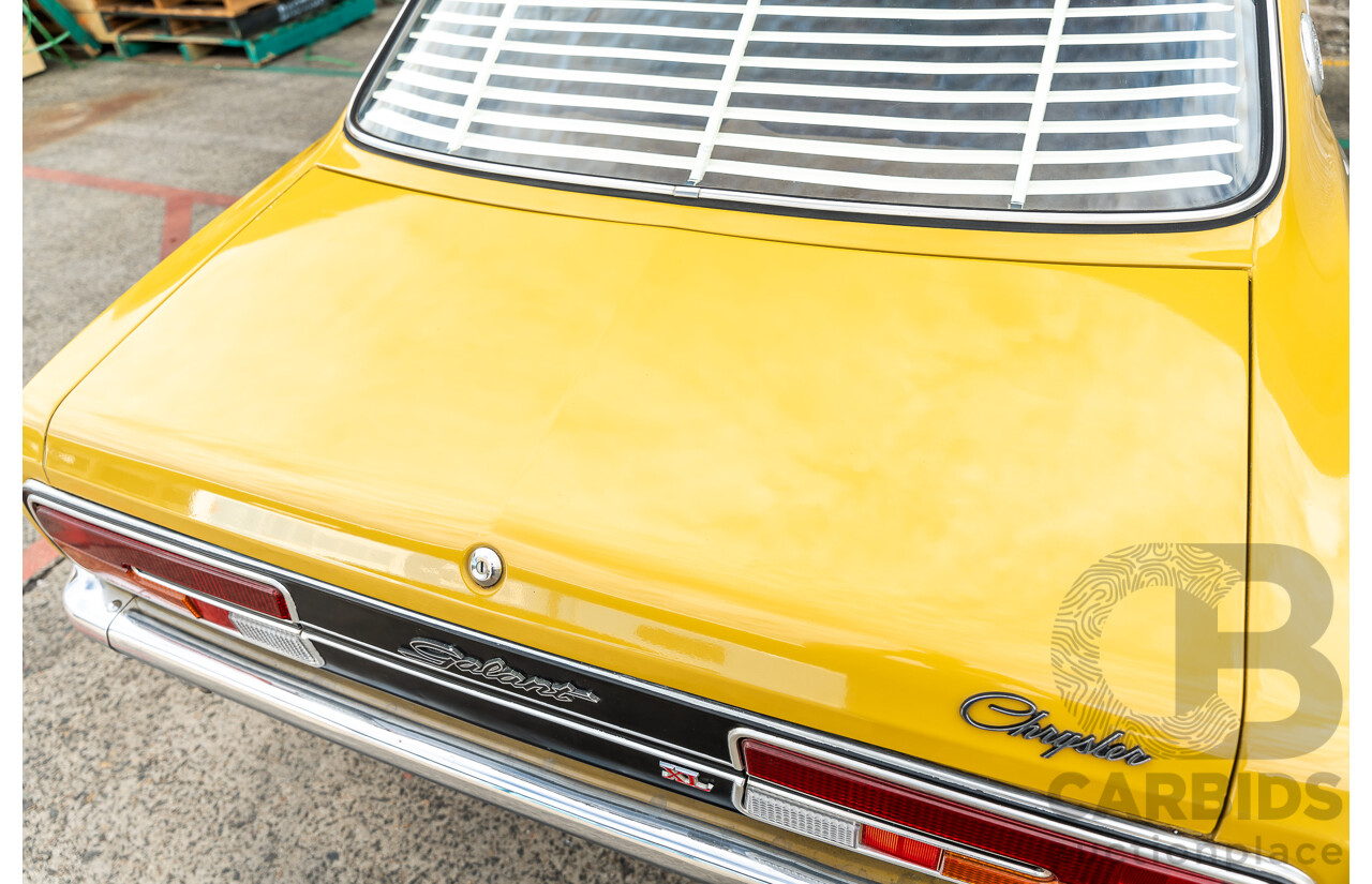7/1977 Chrysler Galant XL GD 4d Sedan Gold 1.6L